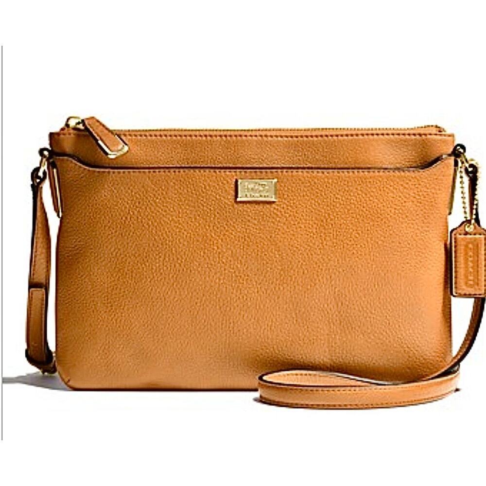Coach Madison Leather Crossbody Purse - Picture 2 of 9